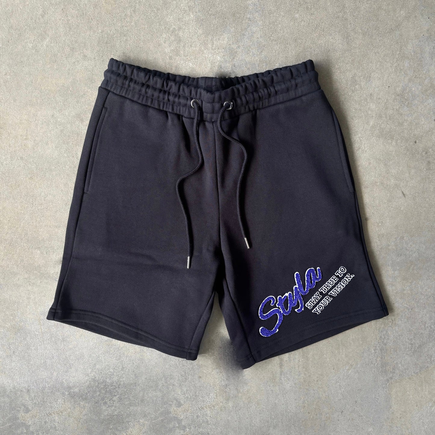 CREWNECK/SHORTS SET BLUE