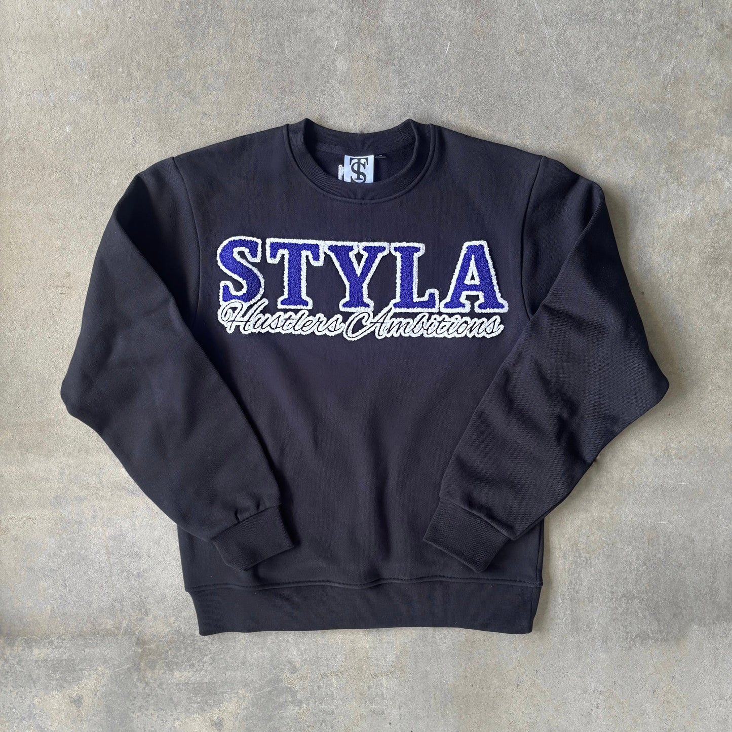 CREWNECK/SHORTS SET BLUE