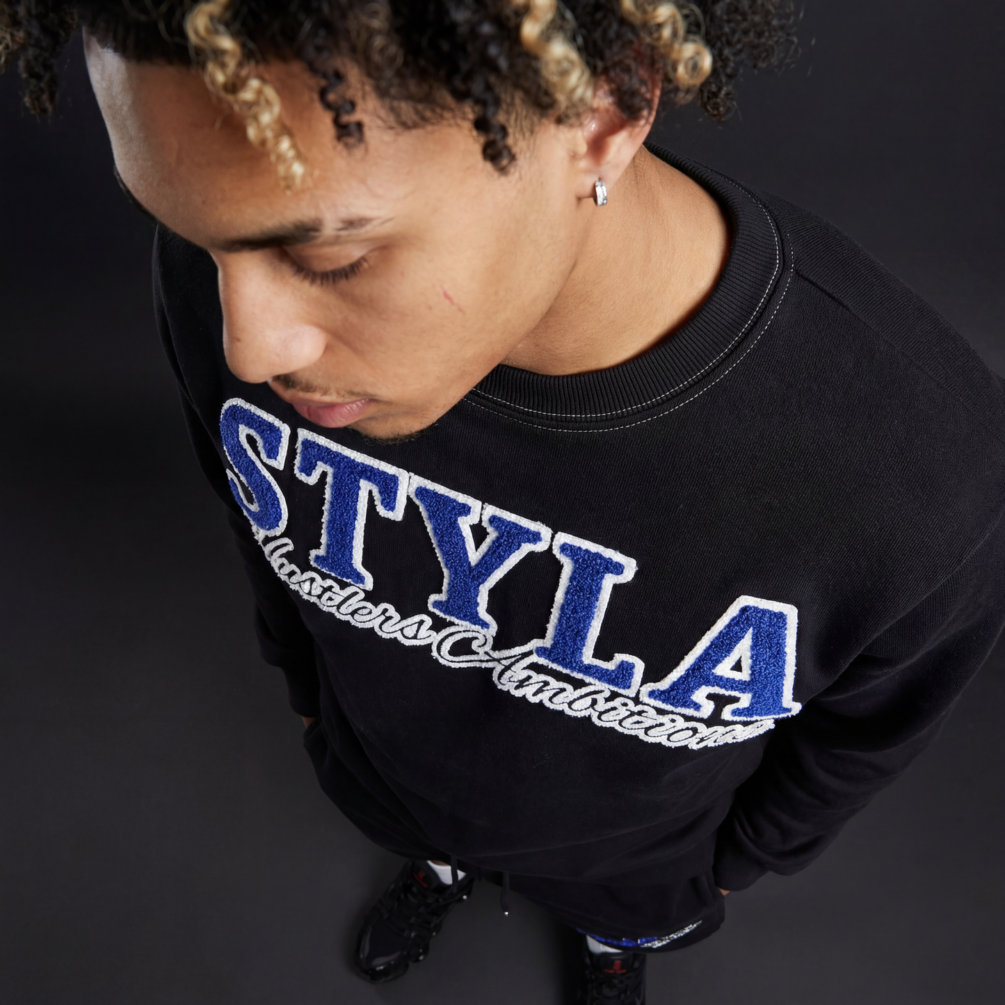 CREWNECK/SHORTS SET BLUE