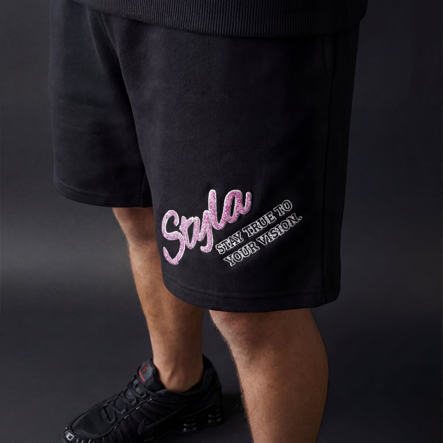 CREWNECK/SHORTS SET PINK